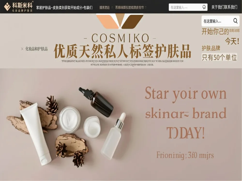 化妆品制造商网站