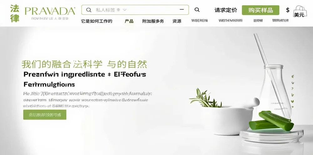 化妆品制造商网站