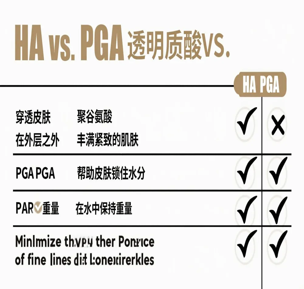聚谷氨酸 vs 透明质酸