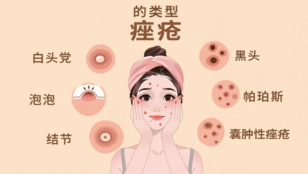 痤疮的类型