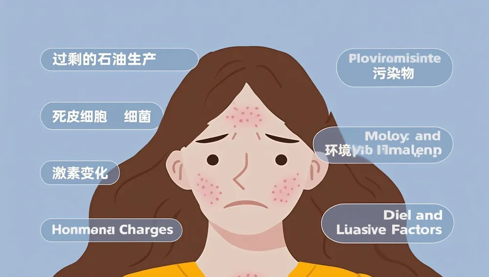 毛孔堵塞的常见原因