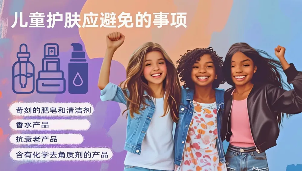儿童护肤中应避免的成分