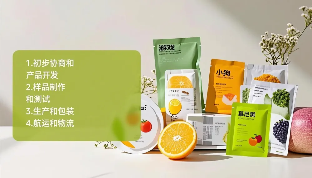 与片状面膜制造商的合作流程