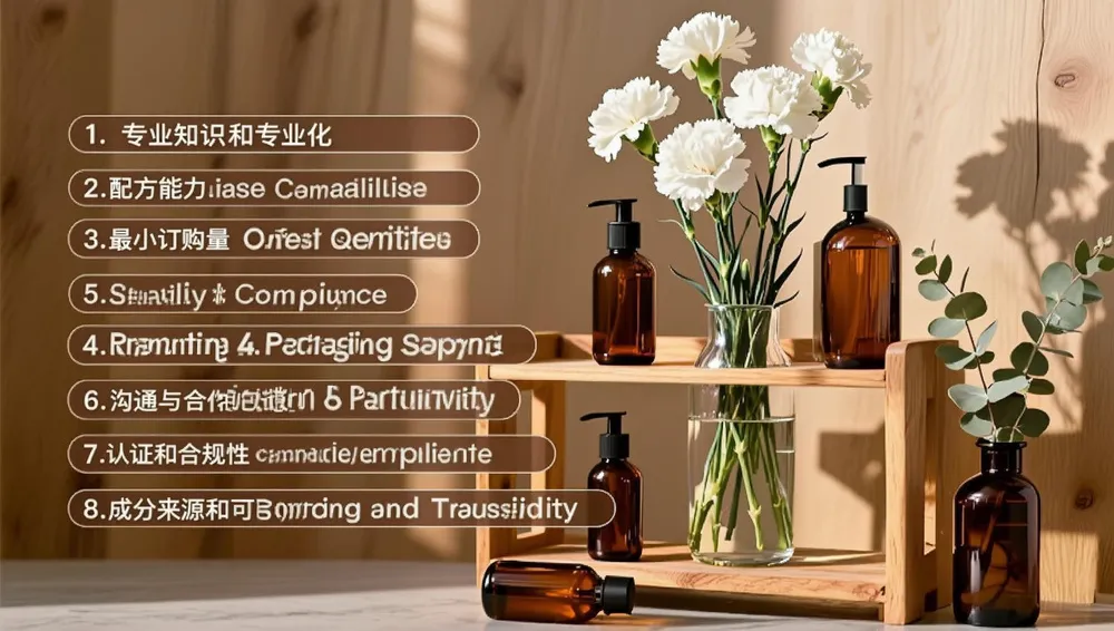 选择身体护理制造商的关键考量因素