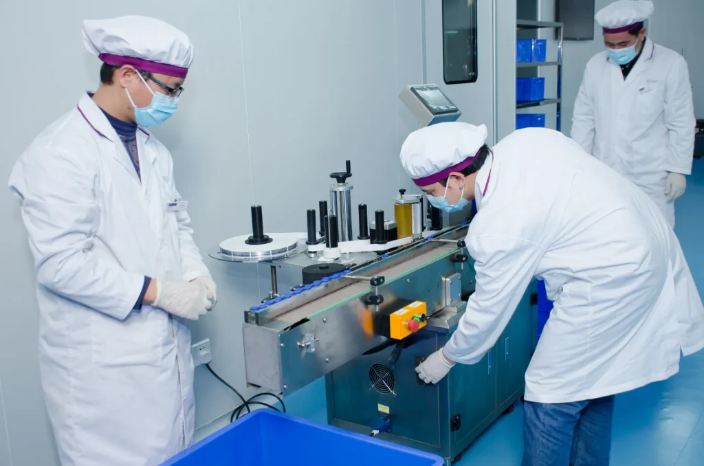 producing skincare products 生产护肤产品