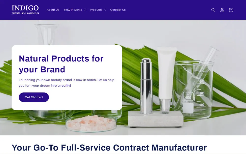 Indigo Private Label Cosmetics